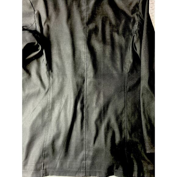 Women’s Vintage L.L. Bean Black Mid-Length Med. Lightweight/Rain Coat/No Hood - Picture 5 of 6